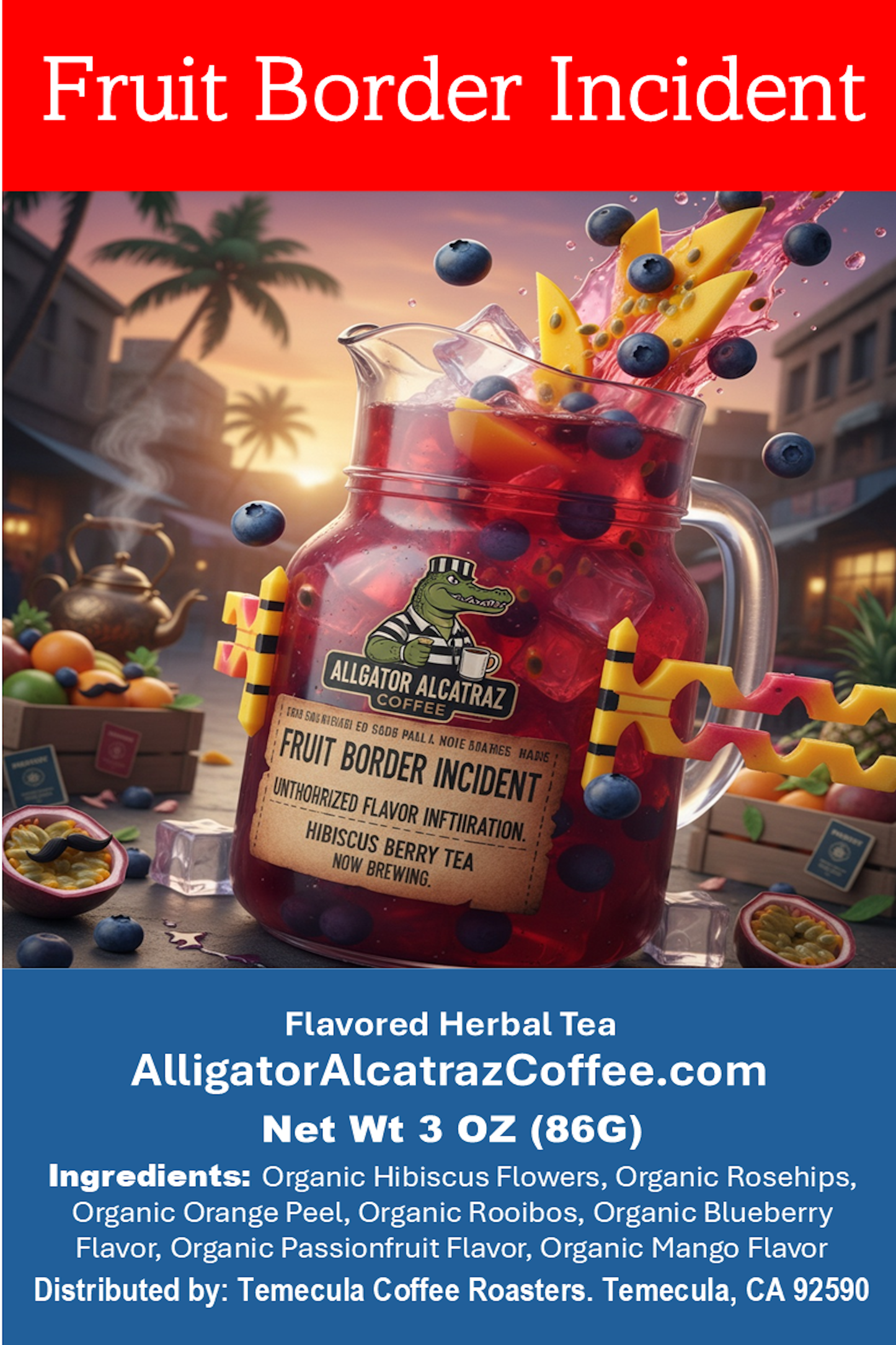 Tea-ranny of Fruit  (Hibiscus Berry Tea)